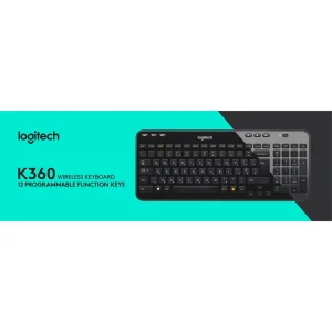 کیبورد لاجیتک مدل K360 با حروف فارسی